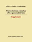 Image for Thermochemical properties of inorganic substances