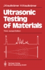 Image for Ultrasonic Testing of Materials