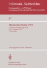 Image for Mustererkennung 1984: Dagm/oagm Symposium Graz, 2.-4. Oktober 1984 Proceedings