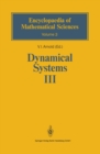 Image for Dynamical Systems III