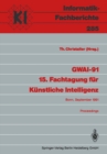 Image for Gwai-91 15. Fachtagung Fur Kunstliche Intelligenz: Bonn, 16.-20. September 1991 Proceedings : 285