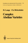 Image for Complex abelian varieties