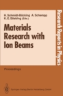 Image for Materials Research with Ion Beams