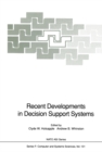 Image for Recent developments in decision support systems