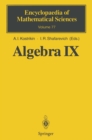 Image for Algebra IX: Finite Groups of Lie Type Finite-Dimensional Division Algebras