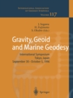 Image for Gravity, Geoid and Marine Geodesy: International Symposium No. 117 Tokyo, Japan, September 30 - October 5, 1996 : 117