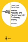 Image for Inverse acoustic and electromagnetic scattering theory