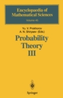 Image for Probability Theory III: Stochastic Calculus