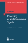 Image for Processing of multidimensional signals