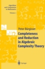 Image for Completeness and reduction in algebraic complexity theory