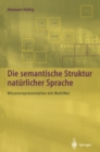 Image for Die semantische Struktur naturlicher Sprache: Wissensreprasentation mit MultiNet