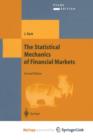 Image for The Statistical Mechanics of Financial Markets