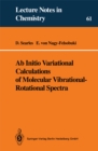 Image for Ab Initio Variational Calculations of Molecular Vibrational-Rotational Spectra : 61