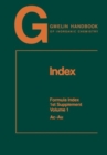 Image for Index : 1st Supplement Volume 1