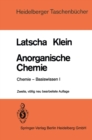 Image for Anorganische Chemie: Chemie-Basiswissen I