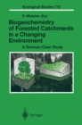 Image for Biogeochemistry of Forested Catchments in a Changing Environment: A German Case Study : 172