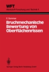 Image for Bruchmechanische Bewertung von Oberflachenrissen: Grundlagen, Experimente, Anwendungen : 1