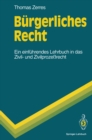 Image for Burgerliches Recht: Ein Einfuhrendes Lehrbuch in Das Zivil- Und Zivilprozerecht