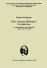 Image for Eine Summa Medicinae&quot; Bei Avicenna: Zur Krankheitslehre Und Heilkunde Des Ibn Sina (980-1037)