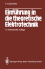 Image for Einfuhrung in Die Theoretische Elektrotechnik