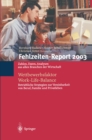 Image for Fehlzeiten-report 2003: Wettbewerbsfaktor Work-life-balance: Zahlen, Daten, Analysen Aus Allen Branchen Der Wirtschaft