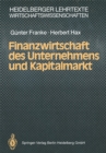 Image for Finanzwirtschaft Des Unternehmens Und Kapitalmarkt