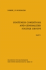 Image for Finiteness Conditions and Generalized Soluble Groups: Part 1