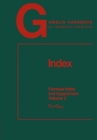 Image for Index Formula Index : 2nd Supplement Volume 6 C17-C22.5