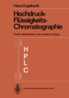 Image for Hochdruck-Flussigkeits-Chromatographie