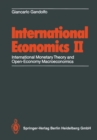 Image for International Economics II: International Monetary Theory and Open-Economy Macroeconomics