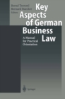 Image for Key Aspects of German Business Law: A Manual for Practical Orientation