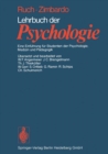 Image for Lehrbuch der Psychologie: Eine Einfuhrung fur Studenten der Psychologie, Medizin und Padagogik