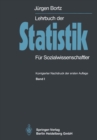 Image for Lehrbuch der Statistik: Fur Sozialwissenschaftler