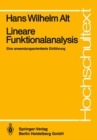 Image for Lineare Funktionalanalysis: Eine Anwendungsorientierte Einfuhrung