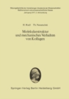 Image for Molekularstruktur und mechanisches Verhalten von Kollagen : 1977 / 5