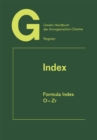 Image for Index Formula Index: O-Zr Elements 104 to 132