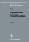 Image for Software-Ergonomie in der Praxis: Richtlinien, Methoden und Werkzeuge fur die Gestaltung interaktiver Systeme