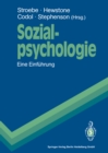 Image for Sozialpsychologie: Eine Einfuhrung