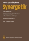 Image for Synergetik: Eine Einfuhrung. Nichtgleichgewichts-Phasenubergange und Selbstorganisation in Physik, Chemie und Biologie