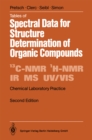 Image for Tables of Spectral Data for Structure Determination of Organic Compounds