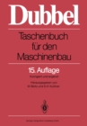 Image for Dubbel: Taschenbuch fur den Maschinenbau