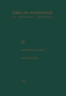 Image for U Uranium: Supplement Volume C5 Uranium Dioxide, UO2, Physical Properties. Electrochemical Behavior.