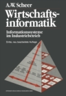 Image for Wirtschaftsinformatik: Informationssysteme im Industriebetrieb