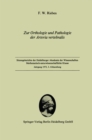 Image for Zur Orthologie und Pathologie der Arteria vertebralis: Vorgelegt in der Sitzung vom 2. Juni 1973 von W. Doerr