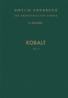 Image for Kobalt: Teil B. Ammine Des Kobalts