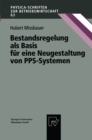 Image for Bestandsregelung als Basis fur eine Neugestaltung von PPS-Systemen : 63