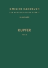 Image for Kupfer: Teil D Elektrische Eigenschaften Der Kupferoxide
