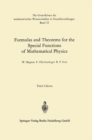 Image for Formulas and Theorems for the Special Functions of Mathematical Physics