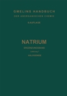 Image for Natrium: Erganzungsband, Lieferung 7. Halogenide Systeme. Losungen
