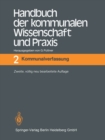 Image for Handbuch Der Kommunalen Wissenschaft Und Praxis: Band 2: Kommunalverfassung